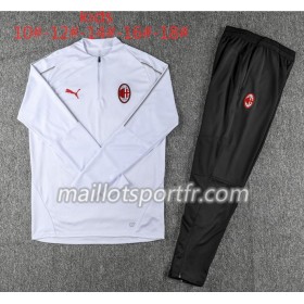 AC Milan Enfant Ensemble Sweat d'entrainement Blanc 2018/19